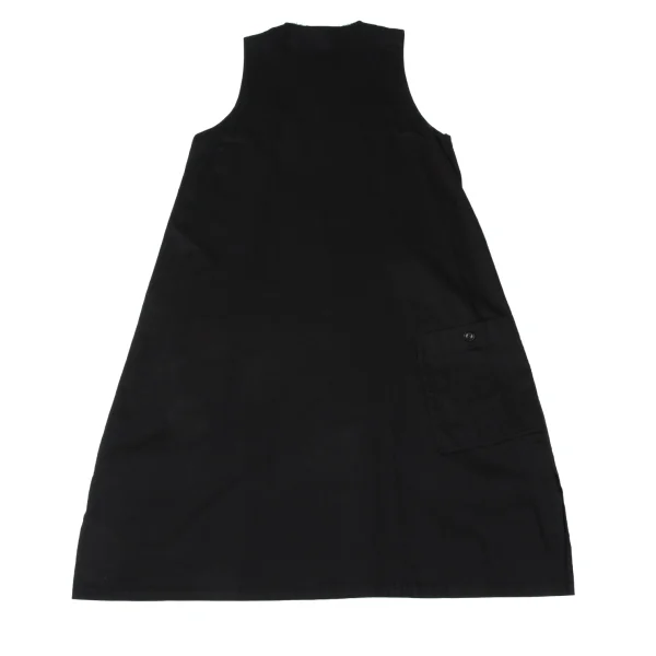 Y's Cotton Cut-off Collar Sleeveless Shirt Dress K-170836_011