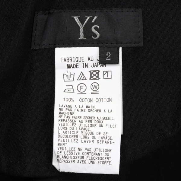 Y's Cotton Cut-off Collar Sleeveless Shirt Dress K-170836_014