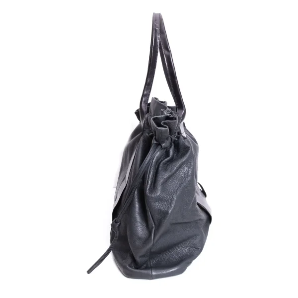 Y's Draw String Leather Bag K-170840_003