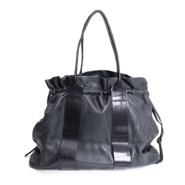 Y's Draw String Leather Bag K-170840_004