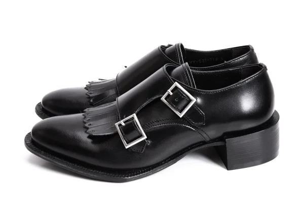 KAYO NAKAMURA by Y's Fringe Double Monk Strap Leather Shoes K-170841_003