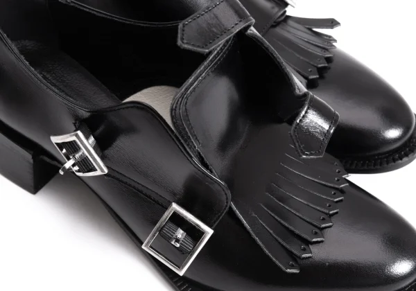 KAYO NAKAMURA by Y's Fringe Double Monk Strap Leather Shoes K-170841_008