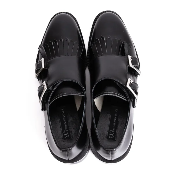KAYO NAKAMURA by Y's Fringe Double Monk Strap Leather Shoes K-170841_009