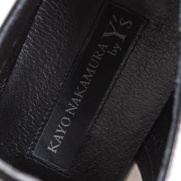 KAYO NAKAMURA by Y's Fringe Double Monk Strap Leather Shoes K-170841_017