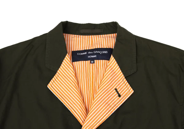 COMME des GARCONS HOMME Cotton Stripe Reversible Jacket K-170842_003