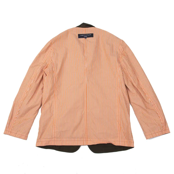 COMME des GARCONS HOMME Cotton Stripe Reversible Jacket K-170842_015