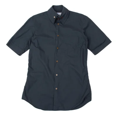 Vivienne Westwood MAN Cotton High-neck Collar Short Sleeve Shirt