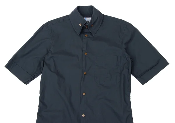 Vivienne Westwood MAN Cotton High-neck Collar Short Sleeve Shirt K-170843_002