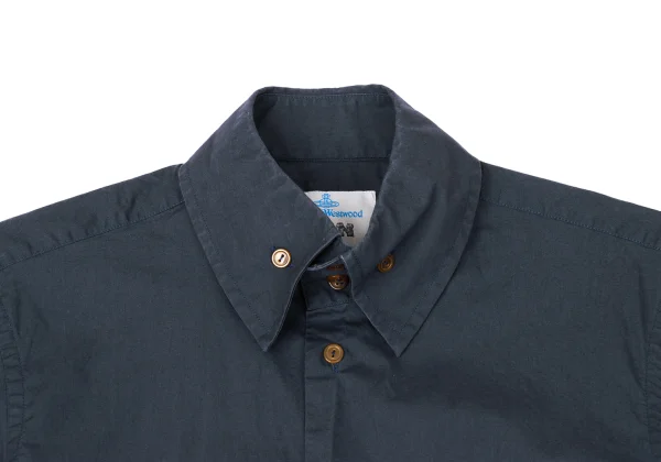 Vivienne Westwood MAN Cotton High-neck Collar Short Sleeve Shirt K-170843_003