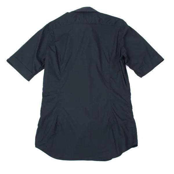 Vivienne Westwood MAN Cotton High-neck Collar Short Sleeve Shirt K-170843_010