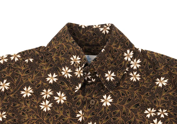 Vivienne Westwood MAN Floral Printed high-neck Collar Short-sleeved Shirt K-170844_003
