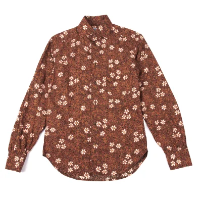 Vivienne Westwood MAN Cotton Floral Print Long-sleeved Shirt