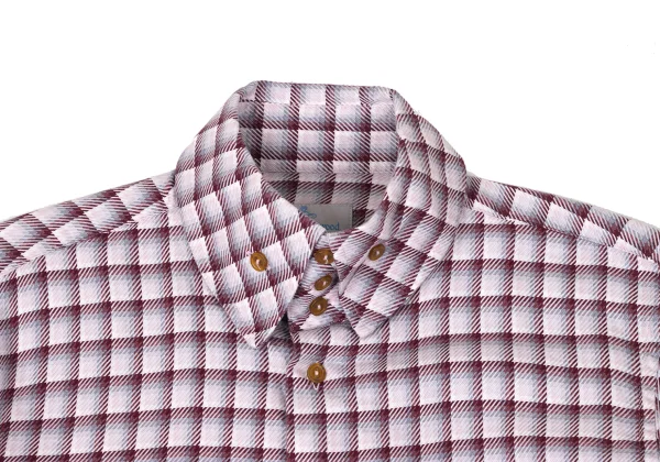 Vivienne Westwood MAN Check High-neck Collar Long-sleeved Shirt K-170846_003