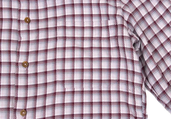 Vivienne Westwood MAN Check High-neck Collar Long-sleeved Shirt K-170846_006