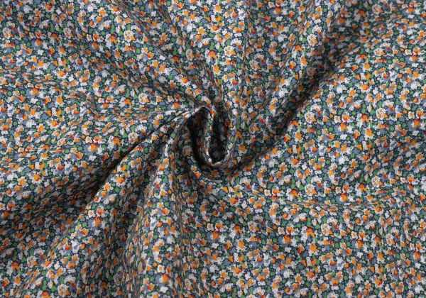 Vivienne Westwood MAN Cotton Floral Print Point Orb Embroidery Shirt K-170847_011