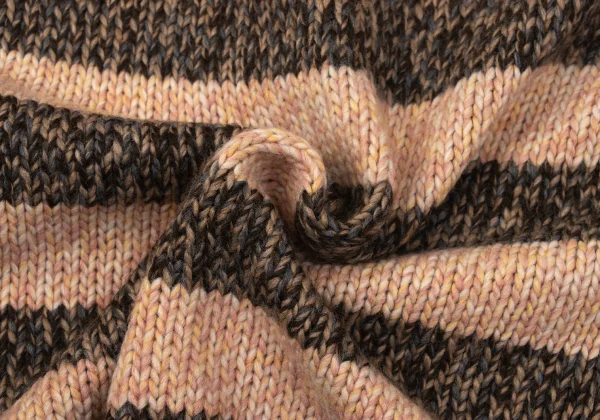 Vivienne Westwood MAN Wool Blend Orb Embroidery Striped Knit Sweater K-170848_009