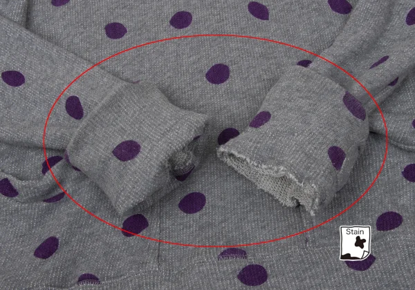 Paul Smith JEANS Cotton Dot Print Button Neck Pullover Hoodie K-170851_007