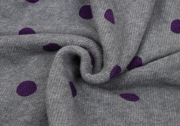Paul Smith JEANS Cotton Dot Print Button Neck Pullover Hoodie K-170851_016