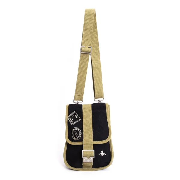 Vivienne Westwood Canvas Flap Shoulder Bag K-170856_002