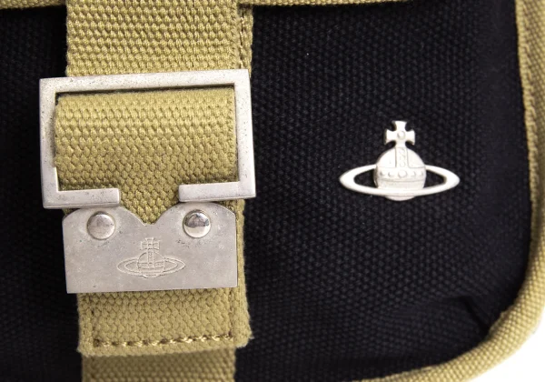Vivienne Westwood Canvas Flap Shoulder Bag K-170856_005
