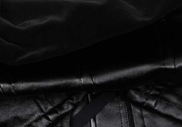 COMME des GARCONS Synthetic Leather Switching Sleeveless Top K-170860_013