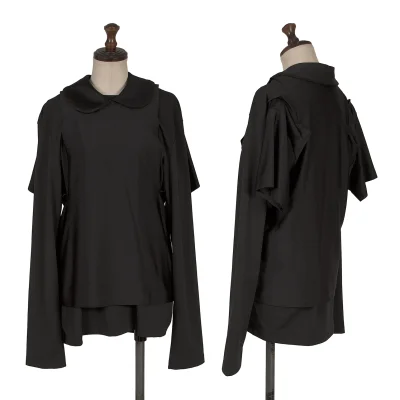 COMME des GARCONS Docking Design Stretch Round Collar Top