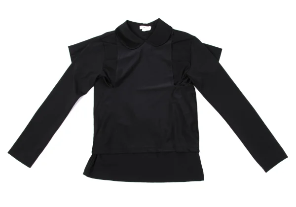 COMME des GARCONS Docking Design Stretch Round Collar Top K-170863_002