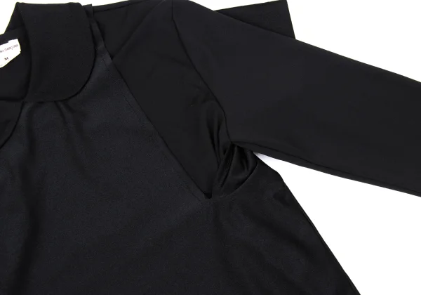 COMME des GARCONS Docking Design Stretch Round Collar Top K-170863_006