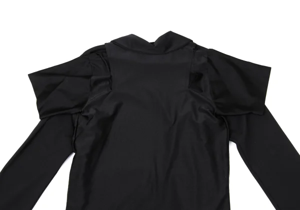 COMME des GARCONS Docking Design Stretch Round Collar Top K-170863_013