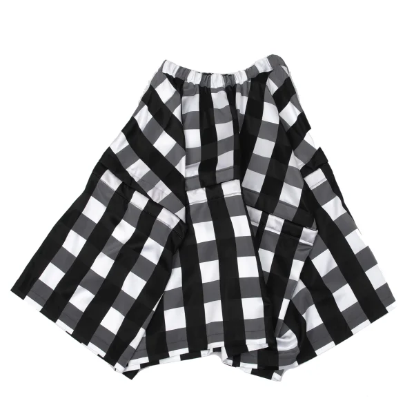 COMME des GARCONS Switching Design Check Voluminous Skirt K-170869_002