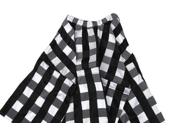 COMME des GARCONS Switching Design Check Voluminous Skirt K-170869_003