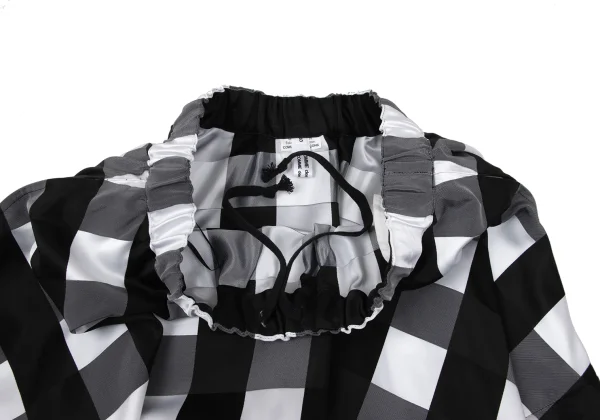 COMME des GARCONS Switching Design Check Voluminous Skirt K-170869_006