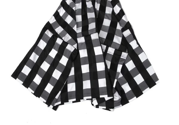 COMME des GARCONS Switching Design Check Voluminous Skirt K-170869_007