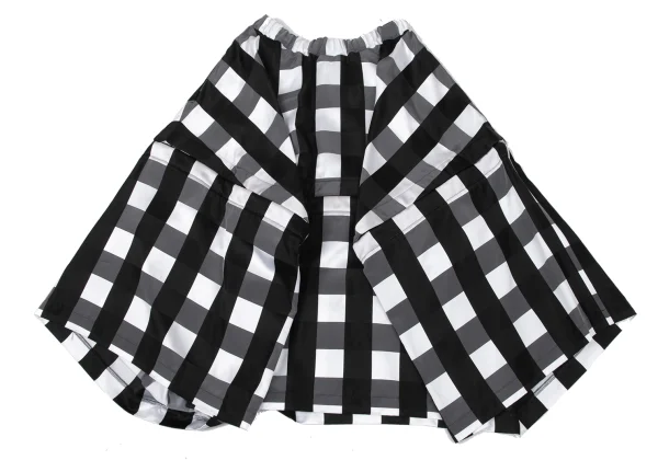 COMME des GARCONS Switching Design Check Voluminous Skirt K-170869_010