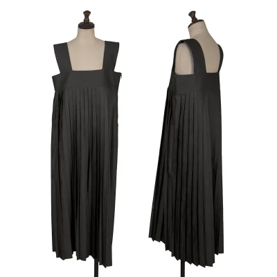 tao Cotton Poly Pleats Wide Overalls