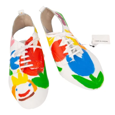 COMME des GARCONS Graffiti Painting Shoe Cover