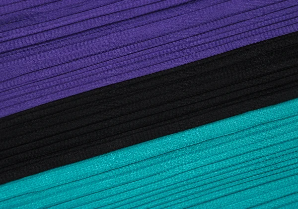 PLEATS PLEASE BOUNCE Pleats Tricolor Panel Drape Tunic K-170876_010