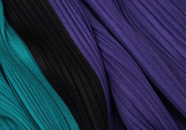 PLEATS PLEASE BOUNCE Pleats Tricolor Panel Drape Tunic K-170876_011