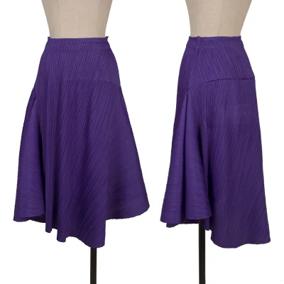 PLEATS PLEASE Round Silhouette Draped Skirt