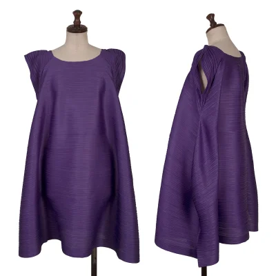 PLEATS PLEASE BOUNCE Flared Drape Tunic
