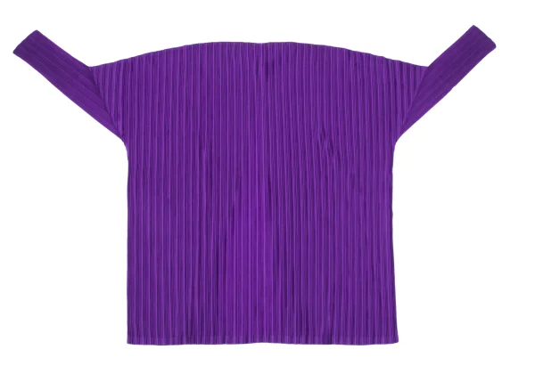 PLEATS PLEASE Pleated Buttonless Drape Cardigan K-170881_011