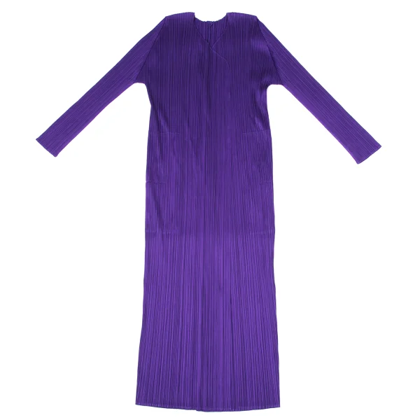 PLEATS PLEASE Buttonless Long Cardigan K-170882_002