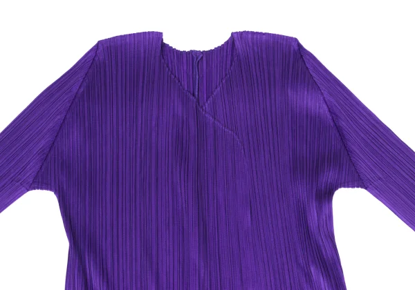 PLEATS PLEASE Buttonless Long Cardigan K-170882_003