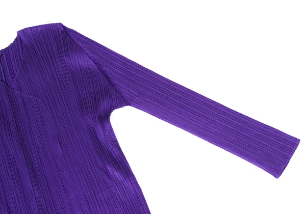 PLEATS PLEASE Buttonless Long Cardigan K-170882_005