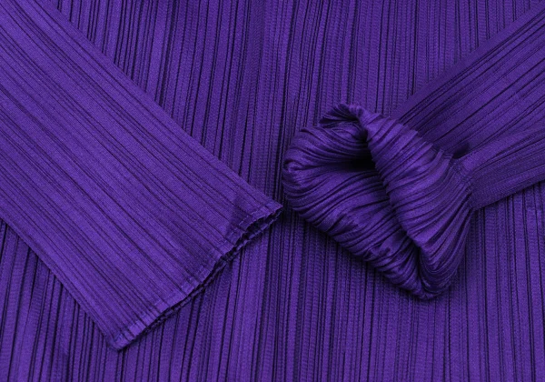 PLEATS PLEASE Buttonless Long Cardigan K-170882_006