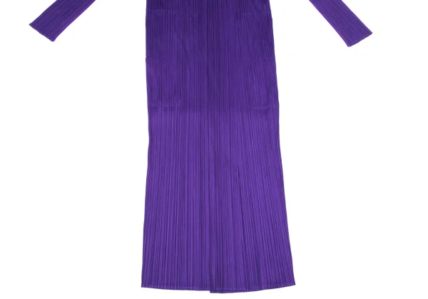 PLEATS PLEASE Buttonless Long Cardigan K-170882_007