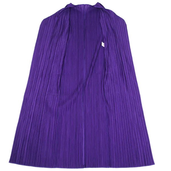 PLEATS PLEASE Buttonless Long Cardigan K-170882_009