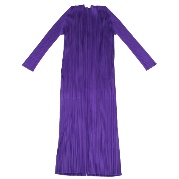 PLEATS PLEASE Buttonless Long Cardigan K-170882_010