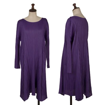 PLEATS PLEASE Drape Flare Dress