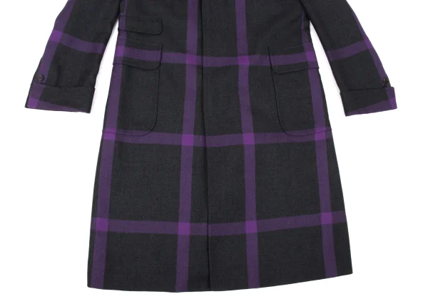 Paul Smith LONDON Wool Checkered Design Coat K-170884_010